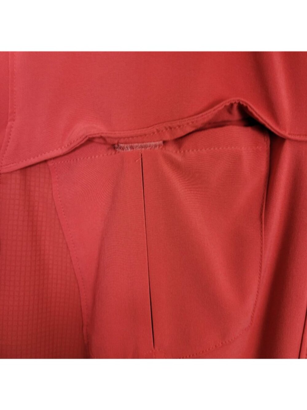Columbia Omni-Shade UPF 50 Omni-Wick Hiking Shirt Shoulder Vents Coral Red XL - Picture 8 of 9